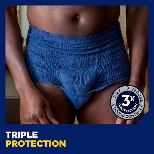 TENA Men Act Fit : Slips urinaires M, protection forte, 9 pièces