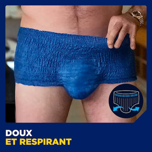 TENA Men Act Fit : Slips urinaires M, protection forte, 9 pièces