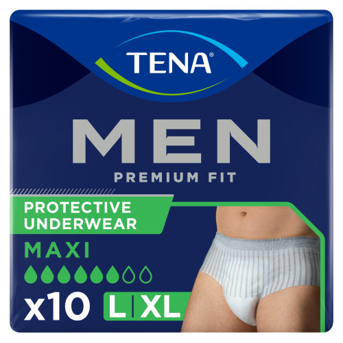 TENA Men Protec Urinaire Niv4 L - Slip absorbant maxi, 10 pièces