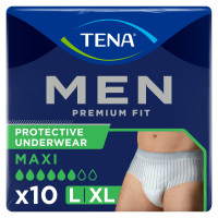TENA Men Protec Urinaire Niv4 L - Slip absorbant maxi, 10 pièces