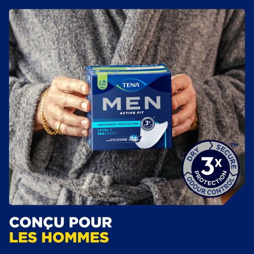 TENA MEN Protec Urinaire Niv 1 - 24 Unités : Fuites Légères Contrôlées