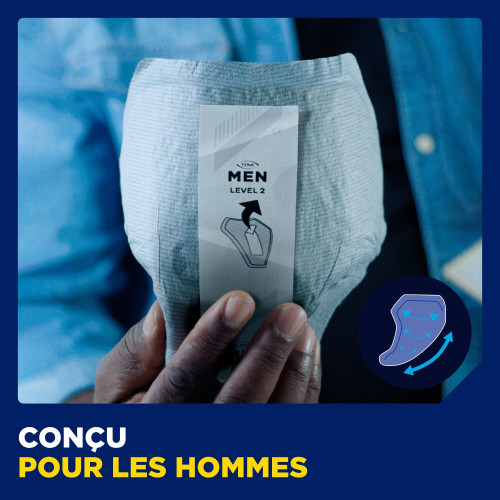 TENA MEN Protec Urinaire Niv 1 - 24 Unités : Fuites Légères Contrôlées
