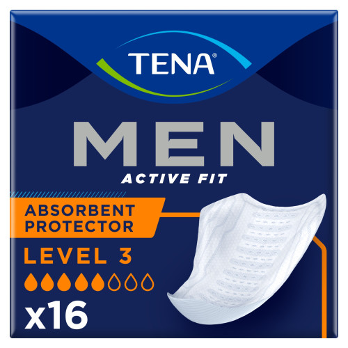 TENA Men Protec Urinaire Niv 3 - 16 Unités | Absorption 710 ml