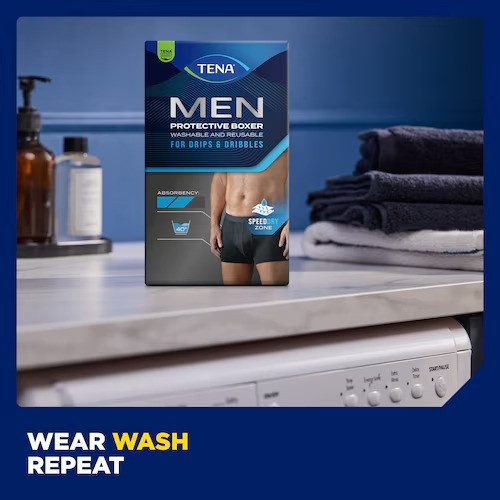 Boxer TENA M : Confort et absorption pour incontinence légère