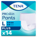 TENA Slip Absorbant ProSkin PLU - Protection forte, L, 14 pièces