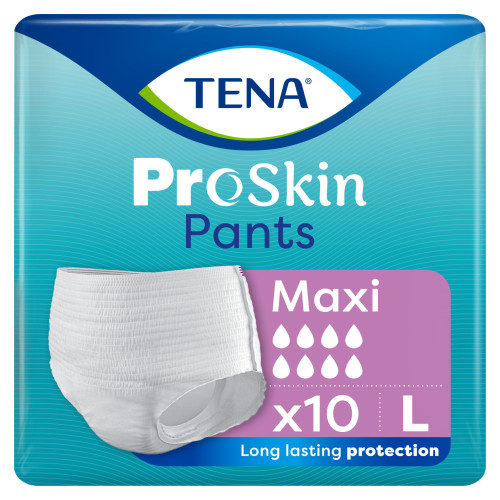 TENA ProSkin Maxi Slip L : Absorption ultra, confort discret
