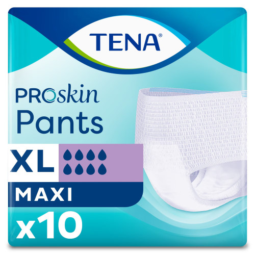 TENA Slip Absorbant XL : Absorption 2500ml, peau sèche et confort