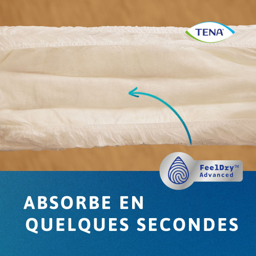 TENA ProSkin PLU Slip XL : Absorption ultra-rapide & double barrière