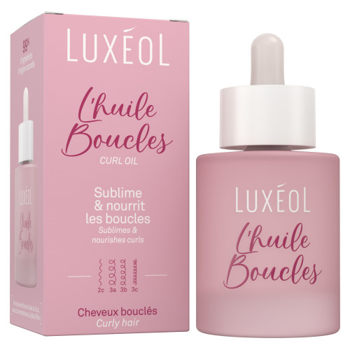 Luxeol Huile Boucles 50ml : Éclat & douceur pour boucles définies