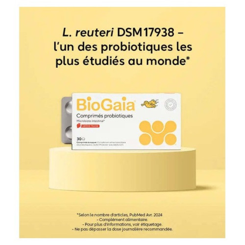 BioGaia ProBio Cpr Croq Fraise : Équilibrez votre microbiote dès 3 ans
