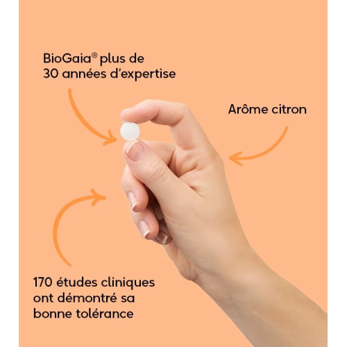 BioGaia Probio Citron : 10 cpr croq - Équilibre microbiote intestinal
