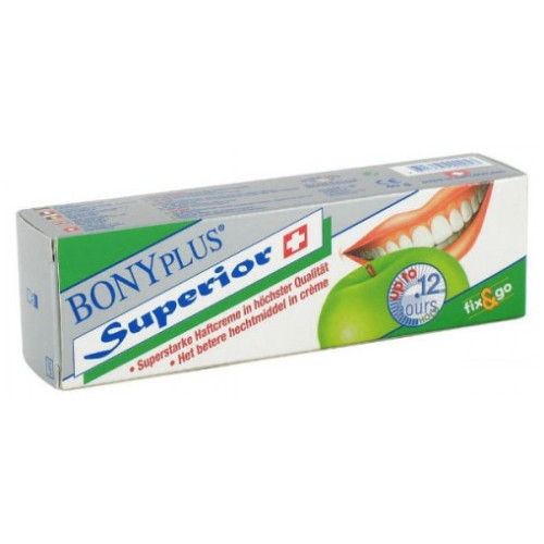 BONYPLUS Cr : Adhésif prothèse dentaire, fixation forte et durable
