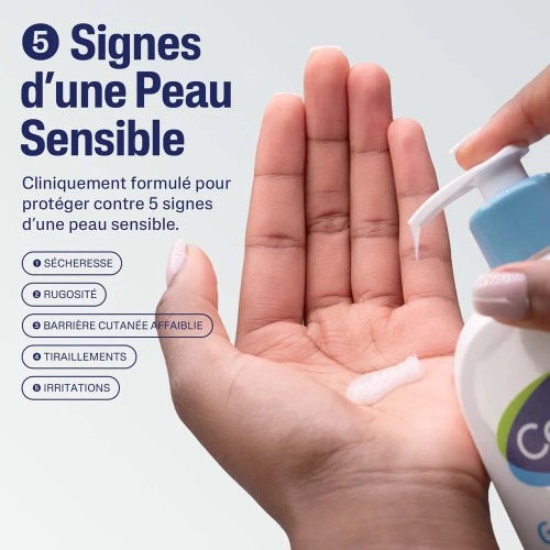 Cetaphil Crème Corps : Hydratation 24h Peaux Sèches & Sensibles 450g