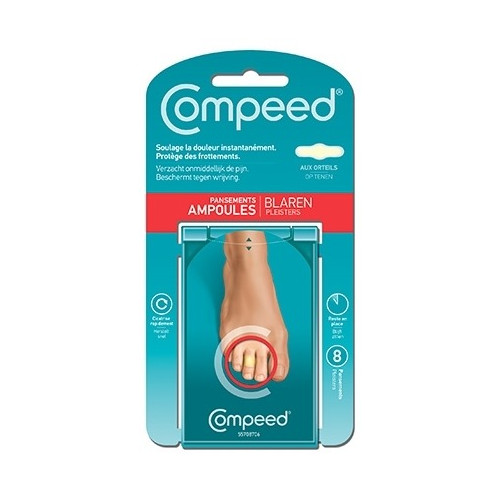 Compeed Ampoules x8 : Soulagement Douleur & Cicatrisation Accélérée