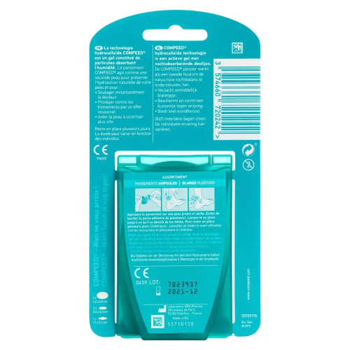 Pansements Compeed Ampoules : Soulagement Instantané - Boîte de 5