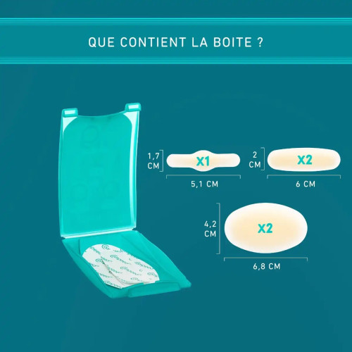Pansements Compeed Ampoules : Soulagement Instantané - Boîte de 5