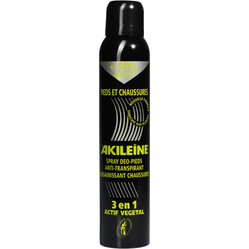 Spray noir pieds et chaussures + 33 % Offert 200 ml