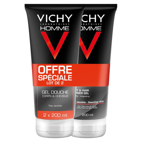 VICHY Hydra Mag C Gel Douche 2x200mL - Revitalisant et Hydratant