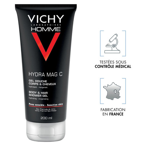 VICHY Hydra Mag C Gel Douche 2x200mL - Revitalisant et Hydratant