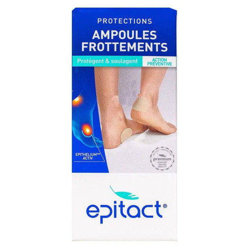 Anti-ampoules Epitact - Gel auto-adhésif - 2 protections lavables