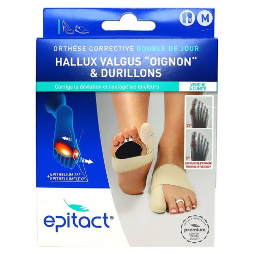 Epitact Flex+ : Confort & Correction Hallux Valgus Pied Droit M