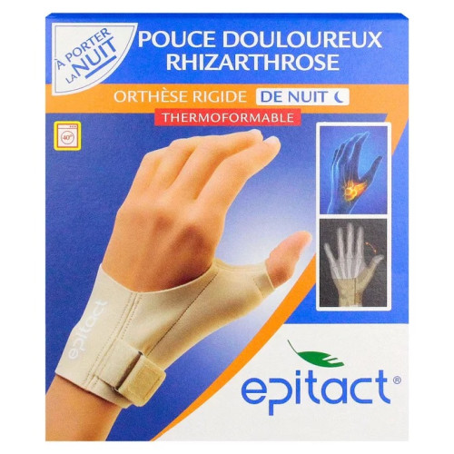 Orthèse Pouce Epitact : Soulagement Rhizarthrose - Thermoformable