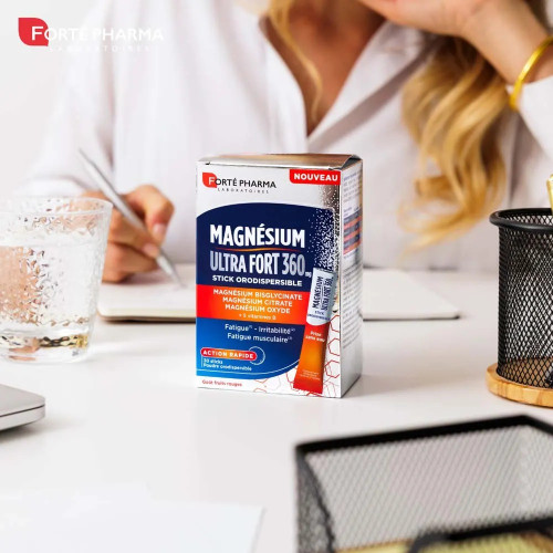 Magnésium Ultra Fort 360mg - Sticks Orodispersibles | Fatigue & Stress
