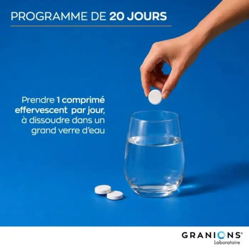 Granions Chrome : Équilibre glycémie & énergie en effervescent