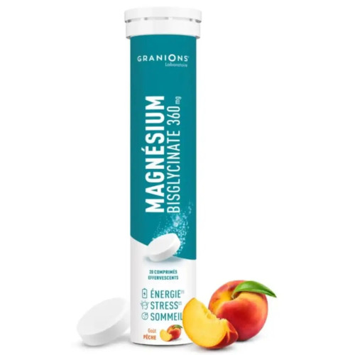 Magnésium Bisglycinate 360mg Granions : Énergie & Réduction Fatigue