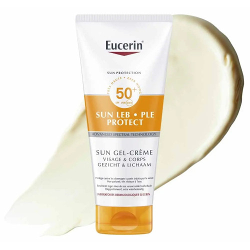 Eucerin Sun Leb SPF50 150ml - Protection Haute, Peaux Sensibles