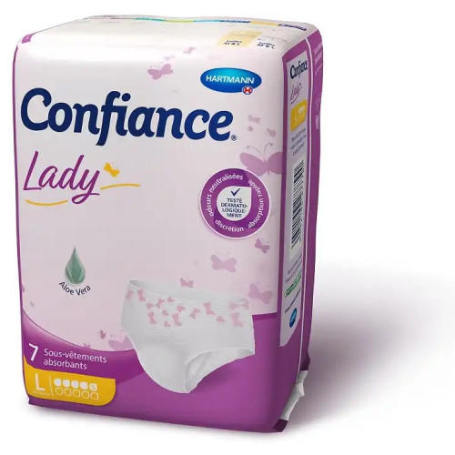 Sous-vêtements Hartmann absorbants fuites urinaires Taille L