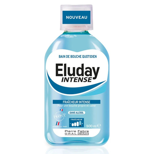 Pierre Fabre Eluday Intense 500ml - Fraîcheur et Hygiène Buccale