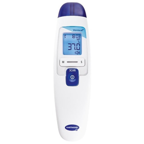 Hartmann Veroval Thermomètre 2 en 1 - Mesure rapide et exacte
