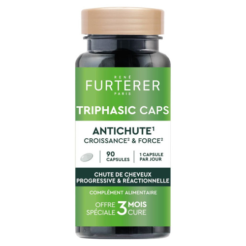 René Furterer Triphasic Caps 90 caps Cheveux Forts et Denses
