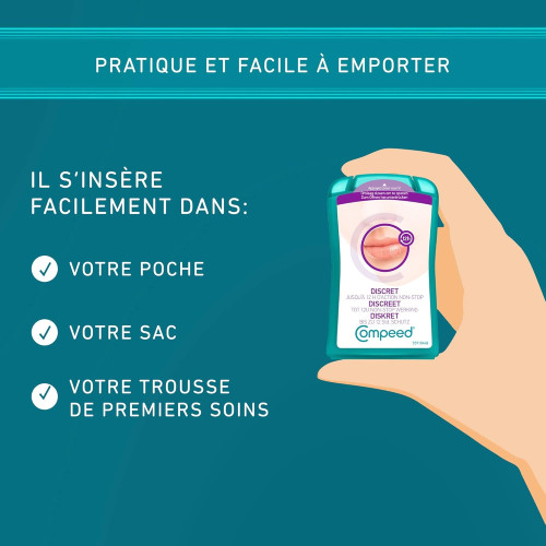 Compeed Patch Bouton de Fièvre 15 Patchs - Soulage et Prévient