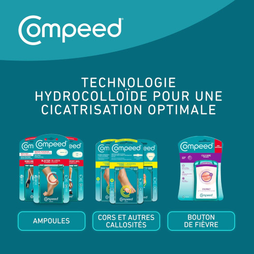 Compeed Patch Bouton de Fièvre 15 Patchs - Soulage et Prévient