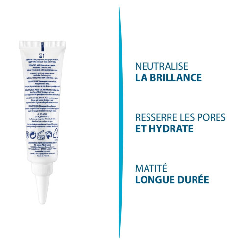 Ducray Keracnyl Crème Mat : Anti-Brillance 12h, Pores Resserés