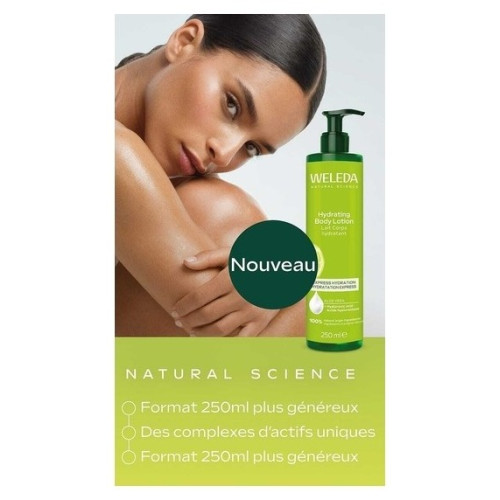 Weleda Lait Corps Bio 250ml Hydratation Intense et Naturelle