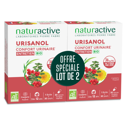 URISANOL CONFORT URINAIRE Duo - Gélules Cranberry & Pissenlit Bio