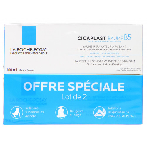 LA ROCHE POSAY Cicaplast Baume B5 100 mL Lot de 2-7542