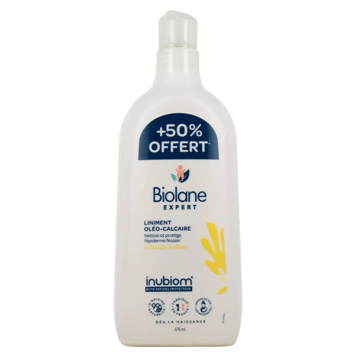 Liniment Biolane Expert : Nettoie & Protège peau bébé dès la naissance