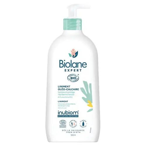 Liniment Biolane Expert Bio : Nettoie & protège le siège de bébé