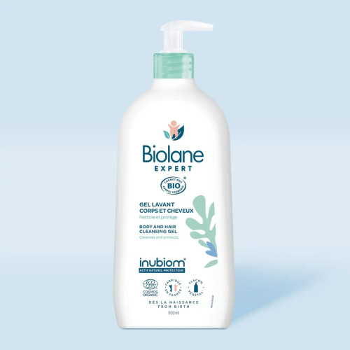 Biolane Expert Bio : Gel Doux Corps/Cheveux Bébé - 99% Naturel
