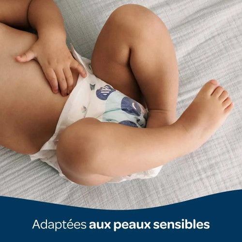 Couches Biolane T5 : 40 couches, peau sensible, 11-25 kg