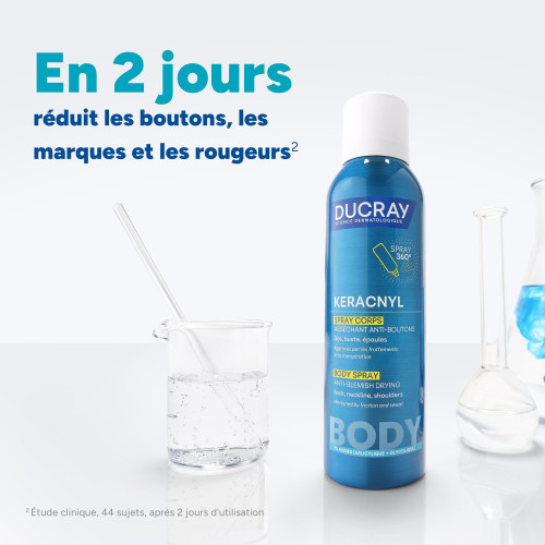 Ducray Keracnyl Spray Corps : Anti-Boutons Asséchant en 2 Jours