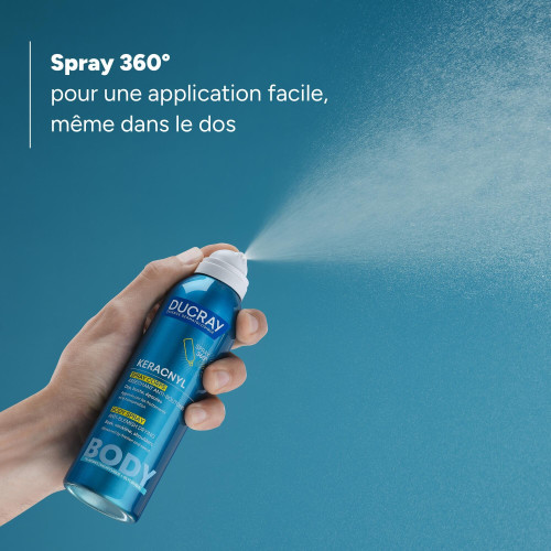 Ducray Keracnyl Spray Corps : Anti-Boutons Asséchant en 2 Jours