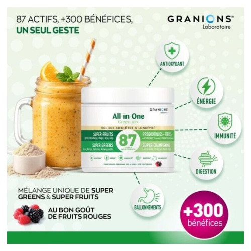 Granions Green Mix 87 - Énergie & Longévité - 146g