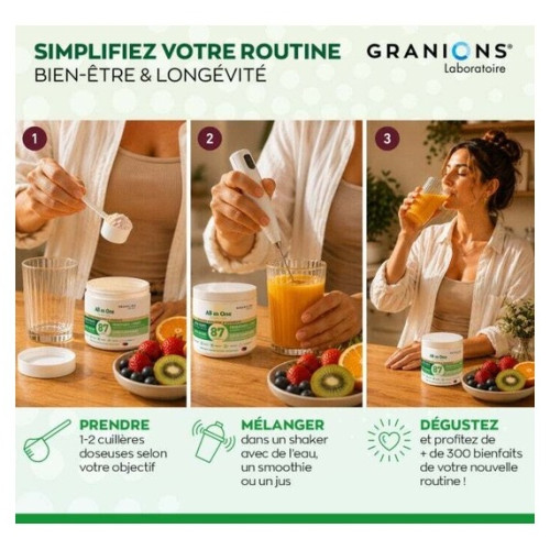 Granions Green Mix 87 - Énergie & Longévité - 146g