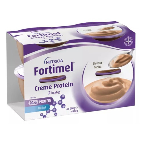 Fortimel Crème Moka 2 kcal/ml : 4 x 200g - Nutricia