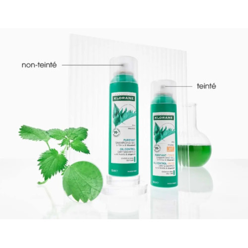 Klorane Shampoing Sec Ortie - Spray 150 mL : Propreté en 2 min
